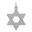 Sophia Jewelers Sterling Silver Star of David Charm Polished Anti-Tarnish