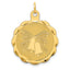 14K Wedding Bells Engraveable Disc Charm