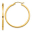 14K Gold Polished Square Hoop Earrings for Women by Sophia Jewelers