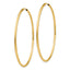 14k Polished Round Endless 2mm Hoop Earrings