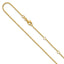 14K 1.4mm Flat Cable 1in+1in Adjustable Chain