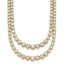 14k 15 1/2 carat Certified Lab Grown Diamond VS/SI+ G+ Complete 20 inch Graduated Layered Tennis Necklace