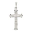 Sterling Silver 925 Crucifix Pendant with Polished Anti-Tarnish Finish