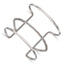Stainless Steel Polished Beaded Cuff Bangle Bracelet for Women