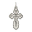 Sophia Jewelers 925 Sterling Silver Orthodox Cross Charm with Polished Finish