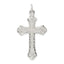 Sterling Silver 925 Cross Pendant with Polished Anti-Tarnish Finish