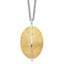 Radiant Essence SS Rhodium-Platedod-pl Gold-tone Brushed 2in ext. Necklace