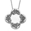925 Sterling Silver Polished Antiqued Women's Cross Necklace Gift Ready