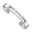 Polished & Satin Cuff Bracelet in Stainless Steel