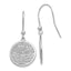 Sterling Silver 925 Drop Earrings with Polished Preciosa Crystals