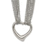 Heart Multi-Strand Necklace in Stainless Steel