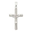 Sophia Jewelers 925 Sterling Silver Polished Crucifix Pendant 3D Anti-Tarnish