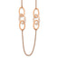Chisel Stainless Steel Polished Rose IP-plated 31.5 inch Necklace
