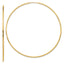 14k Polished Endless Tube Hoop Earrings