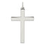 Sophia Jewelers 925 Sterling Silver Polished Cross Pendant Anti-Tarnish