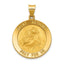 14K Saint Anthony Medal Hollow Pendant