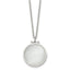 Reversible Cat's Eye Necklace in Stainless Steel