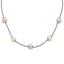 Sterling Silver 9-11mm Multi-color Freshwater Cultured Pearl With 2in ext. Necklace