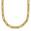 14k Polished 4.3mm Paperclip Link 18 inch Necklace