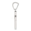 Sophia Jewelers Sterling Silver CZ Cross Pendant with Polished Rhodium Finish