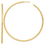 14k Polished 2.0 x 75mm Tube C-Hoop Post Earrings
