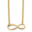 Infinity Symbol Necklace in Stainless Steel & Gold-Tone