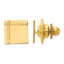 10K Men's Square with Line Design Tie Tac