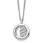 CZ Circle Necklace in Stainless Steel