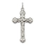 Sterling Silver 925 Crucifix Pendant with Polished Vintage Design