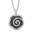 Brilliant Embers Sterling Silver Rhodium-Plated CZ Flower Necklace with 2 Extender