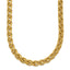 Chisel Stainless Steel Polished Yellow IP-plated 24 inch Spiga 6mm Chain Necklace