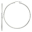 Sterling Silver 2mm Polished/Satin D/C Hoop Earrings
