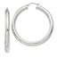 Sterling Silver 5mm Round Hoop Earrings
