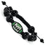 Crystal Onyx Macrame Bracelet with Adjustable Elegant Design
