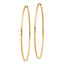 Polished Endless Tube Hoop Earrings in 14K Yellow Gold