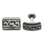 Brushed Black Titanium Cuff Links by Edward Mirell