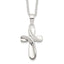 Sterling Silver Rhodium-plated Cross Necklace
