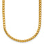 14K Yellow Gold Solid Franco Chain Necklace 3mm