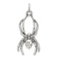 Sophia Jewelers Vintage Men's 925 Sterling Silver Antiqued Spider Pendant