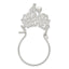 Sophia Jewelers Sterling Silver 925 Grandmother Charm Holder Polished Finish