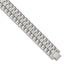 Stainless Steel Brushed and Polished Heavy Link Bracelet for Men