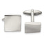 Stainless Steel Polished Square Cuff Links