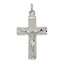 Sterling Silver 925 Polished Cross Pendant with Anti-Tarnish Finish
