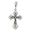 Sterling Silver 925 Cross Pendant Antique Design by Sophia Jewelers