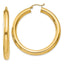 10k Polished 5mm Lightweight Hoop Earrings