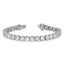 14k White Gold 22 1/2 carat Lab Grown Diamond VS/SI+ G+ Complete Tennis Bracelet