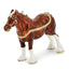 Luxury Giftware by Jere Pewter Bejeweled Crystals Gold-tone Enameled BUD Clydesdale Horse Trinket Box with Matching 18 Inch Necklace