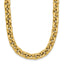 14K Polished 7.0mm Flat Edge Cable Link Necklace