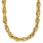 14K Polished and Textured Fancy Twisted Link Necklace