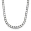 14k White Gold 10 carat Certified Lab Grown Diamond VS+ F+ Complete 16 inch Tennis Necklace